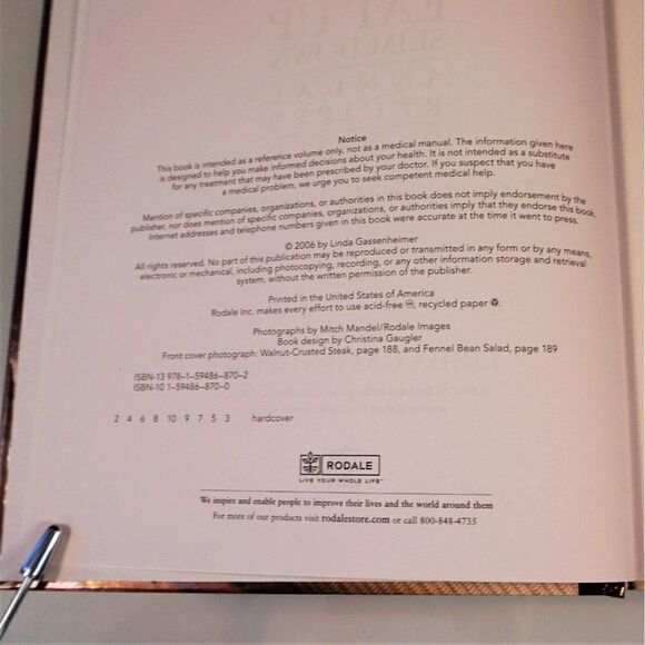 Eat Up Slim Down Annual Recipes 2008 Fit and Fast Meals By Linda Gassenheimer - Picture 5 of 11